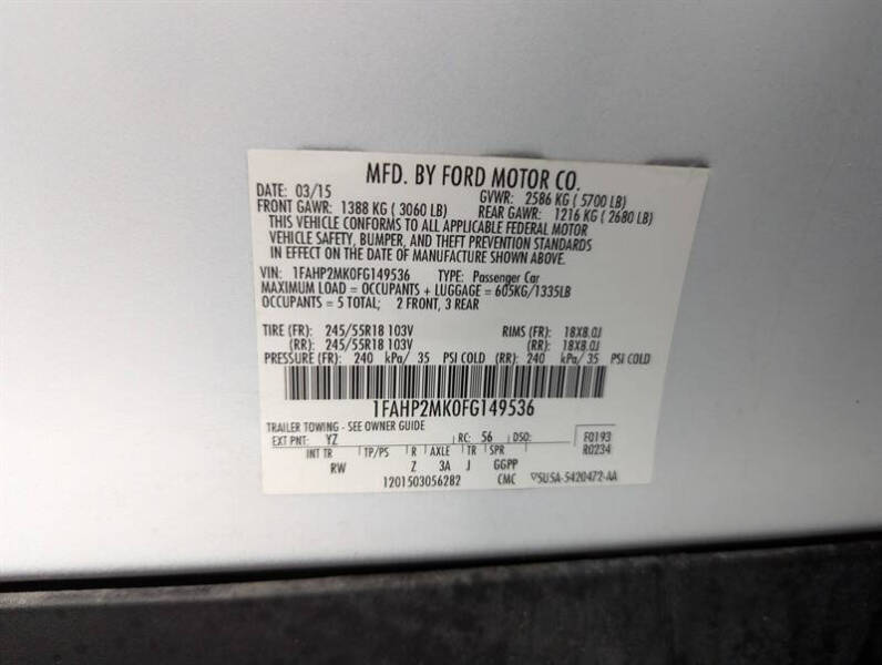 2015 Ford Taurus Police Interceptor