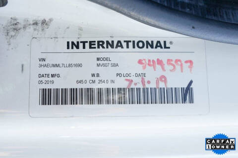 2020 International MV607