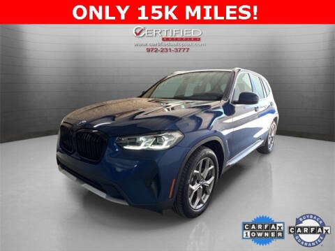 2022 BMW X3 for sale at CERTIFIED AUTOPLEX INC in Dallas TX