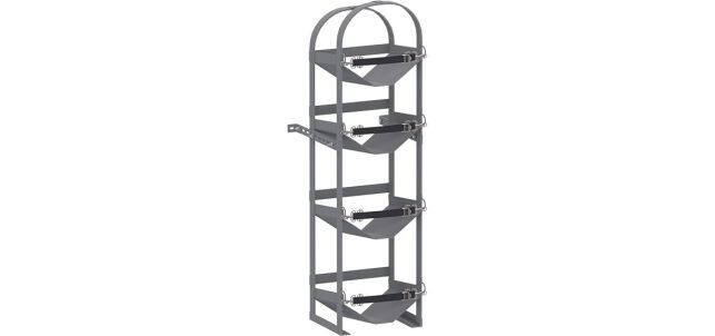 MTS 4-Tier Freon Rack