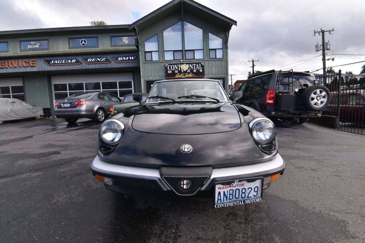 1987 Alfa Romeo Spider for sale at Continental Motors Inc in Lake Forest Park, WA