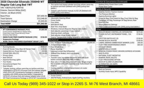 2020 Chevrolet Silverado 2500HD Work Truck