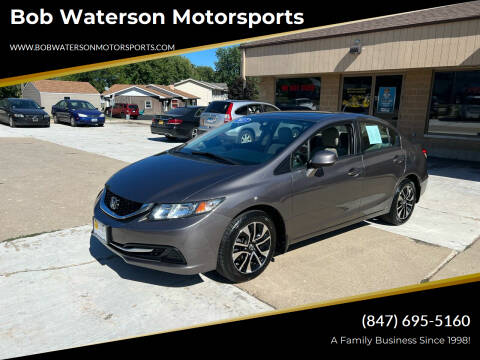 2013 Honda Civic for sale at Bob Waterson Motorsports in South Elgin IL