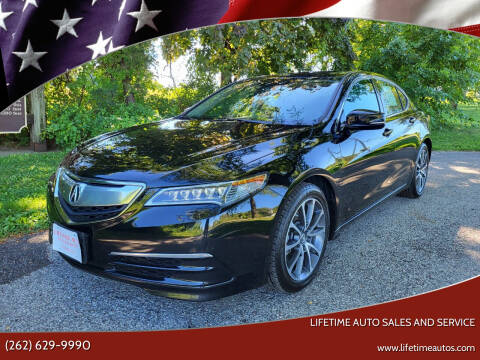 2015 Acura TLX for sale at Lifetime Auto Sales and Service in West Bend WI