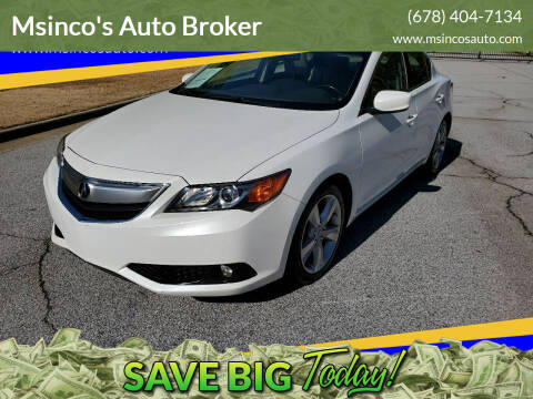 2015 Acura ILX for sale at Msinco's Auto Broker in Snellville GA