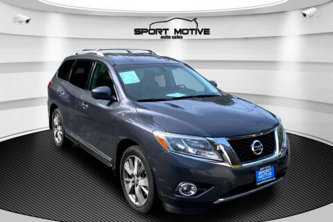 2014 Nissan Pathfinder for sale at Sport Motive Auto Sales in Seattle WA