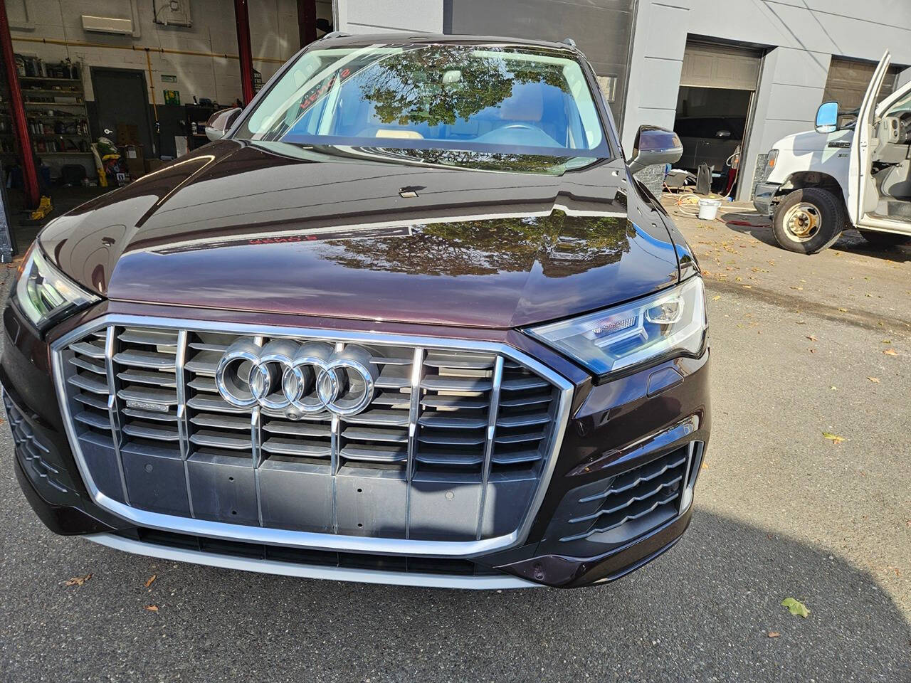 2020 Audi Q7 for sale at RENOS AUTO SALES LLC in Waterbury, CT