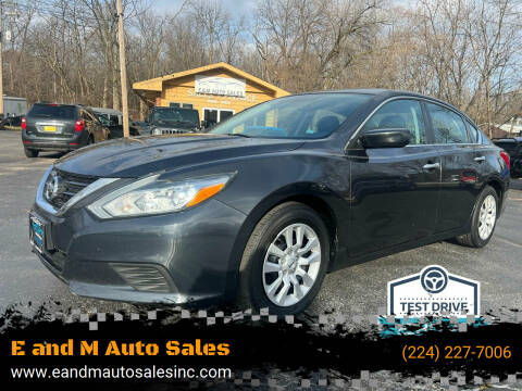 2016 Nissan Altima for sale at E and M Auto Sales in Elgin IL