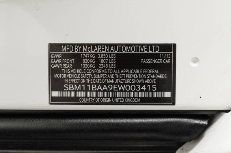 2014 McLaren MP4-12C Spider