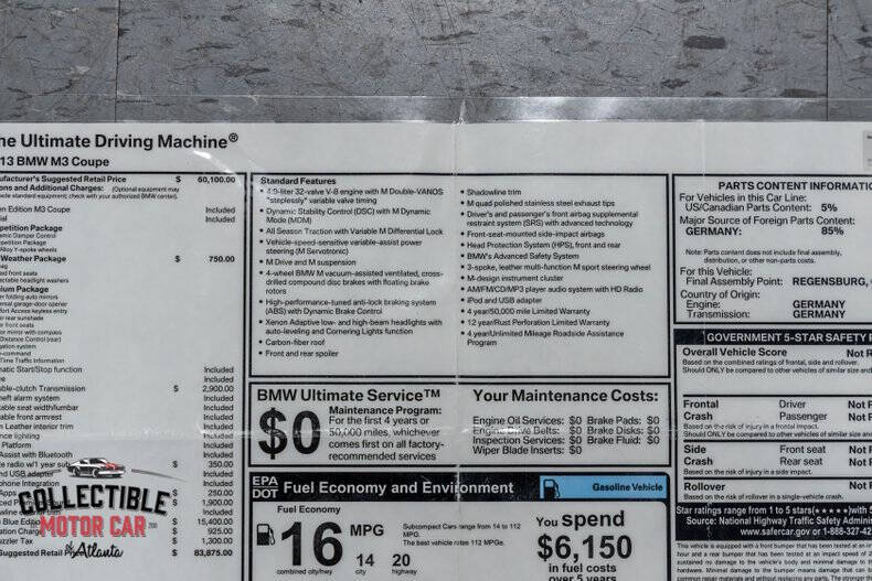 2013 BMW M3