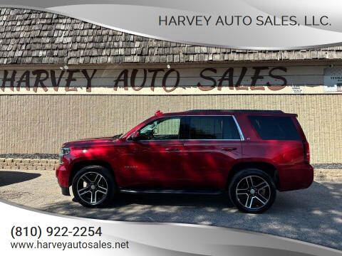 2015 Chevrolet Tahoe for sale at Harvey Auto Sales, LLC. in Flint MI