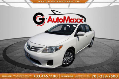 2013 Toyota Corolla for sale at Guarantee Automaxx in Stafford VA