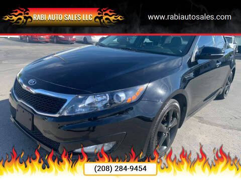 2013 Kia Optima for sale at RABI AUTO SALES LLC in Garden City ID
