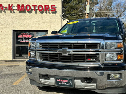 2015 Chevrolet Silverado 1500 for sale at A-K Motors and Repair in Tewksbury MA