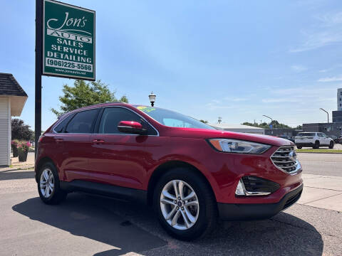 2020 Ford Edge for sale at Jon's Auto in Marquette MI