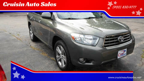 2009 Toyota Highlander for sale at Cruisin Auto Sales in Appleton WI