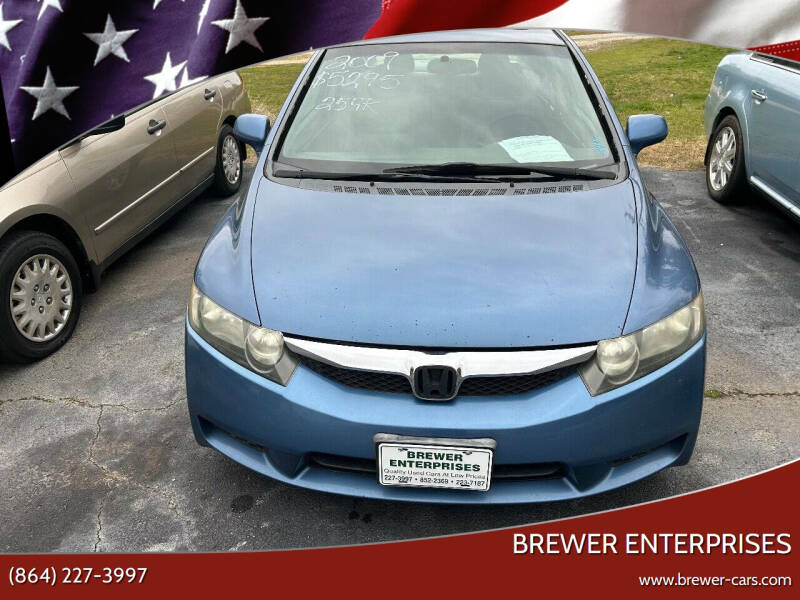 2009 Honda Civic for sale at Brewer Enterprises 3 in Greenwood SC