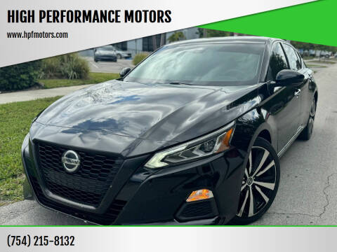 2019 Nissan Altima for sale at HIGH PERFORMANCE MOTORS in Hollywood FL