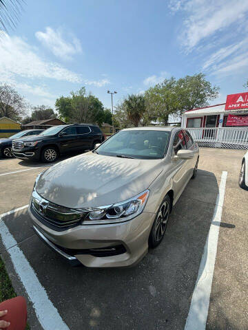 2016 Honda Accord for sale at Apex Motors in Baytown TX