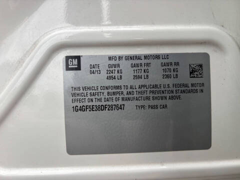 2013 Buick LaCrosse Premium 2