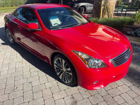 2013 Infiniti G37 Convertible for sale at PERFECTION MOTORS in Longwood FL