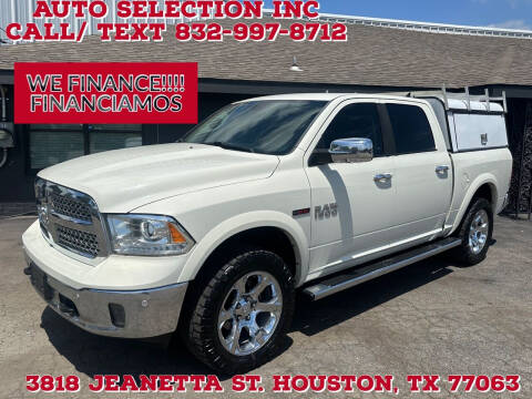 2016 RAM 1500 for sale at Auto Selection Inc. in Houston TX