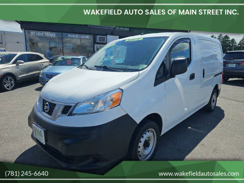 2017 Nissan NV200 for sale at Wakefield Auto Sales of Main Street Inc. in Wakefield MA