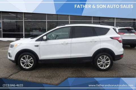 2017 Ford Escape for sale at Father & Son Auto Sales in Dearborn MI