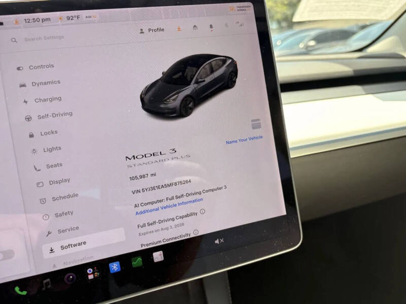 2021 Tesla Model 3 Standard Range Plus