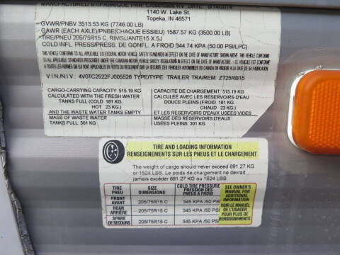 2015 Crossroads RV Zinger