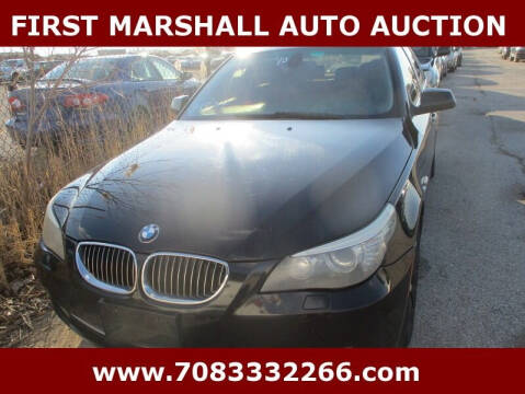 2010 BMW 5 Series for sale at First Marshall Auto Auction in Harvey IL