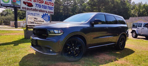 2017 Dodge Durango for sale at One Stop Auto LLC in Carrollton GA