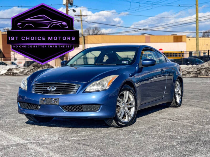 2009 Infiniti G37 Coupe for sale at 1st Choice Motors in Paterson NJ