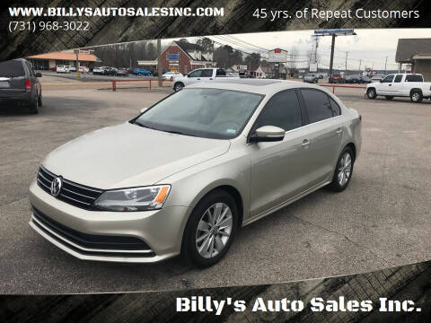 2015 Volkswagen Jetta for sale at Billy's Auto Sales in Lexington TN