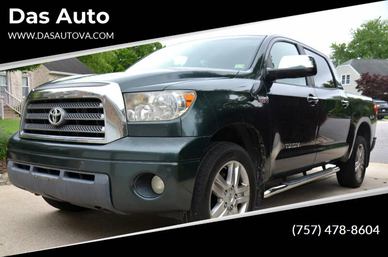 2008 Toyota Tundra for sale at Das Auto in Virginia Beach VA