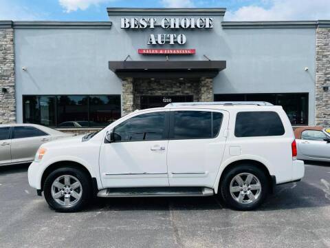 2011 Nissan Armada for sale at Best Choice Auto in Evansville IN