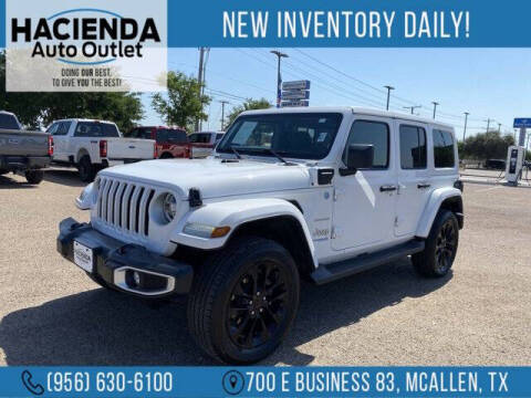 2021 Jeep Wrangler Unlimited for sale at Hacienda Auto Outlet in Mcallen TX