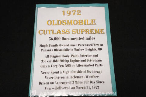 1972 Oldsmobile Cutlass