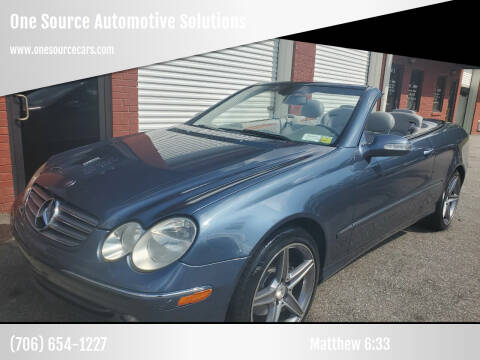2005 Mercedes-Benz CLK for sale at One Source Automotive Solutions in Braselton GA