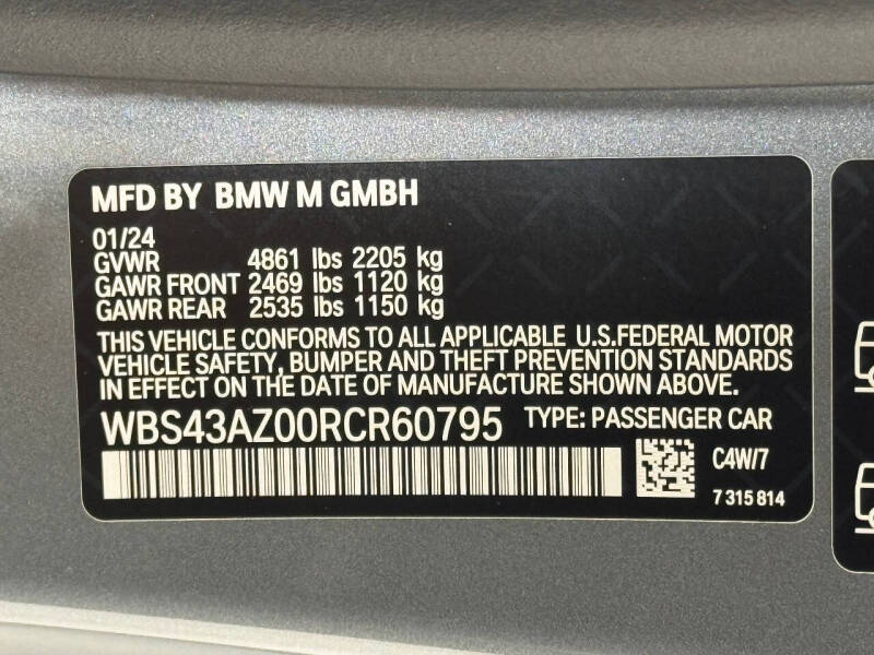 2024 BMW M4 Competition xDrive