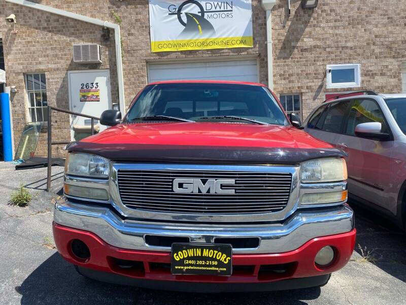 2005 GMC Sierra 1500 for sale at Godwin Motors inc in Silver Spring MD