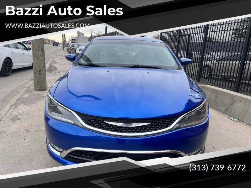 2015 Chrysler 200 for sale at Bazzi Auto Sales in Detroit MI