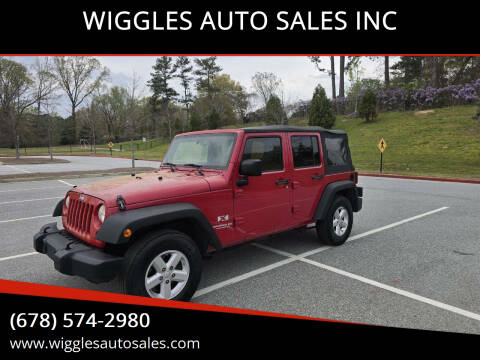 2007 Jeep Wrangler Unlimited for sale at WIGGLES AUTO SALES INC in Mableton GA