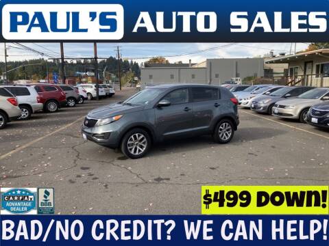 2014 Kia Sportage for sale at Paul's Auto Sales in Eugene OR