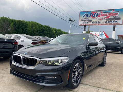 2017 BMW 5 Series for sale at ANF AUTO FINANCE in Houston TX