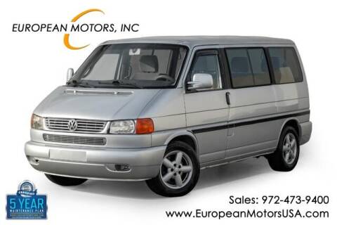 2003 Volkswagen EuroVan for sale at European Motors Inc in Plano TX