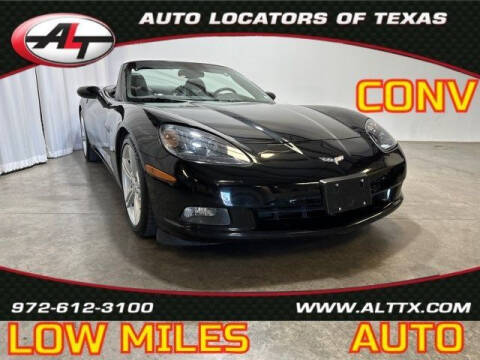 2009 Chevrolet Corvette for sale at AUTO LOCATORS OF TEXAS in Plano TX