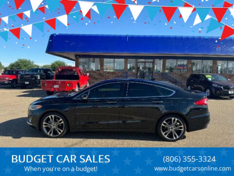 2019 Ford Fusion for sale at BUDGET CAR SALES in Amarillo TX