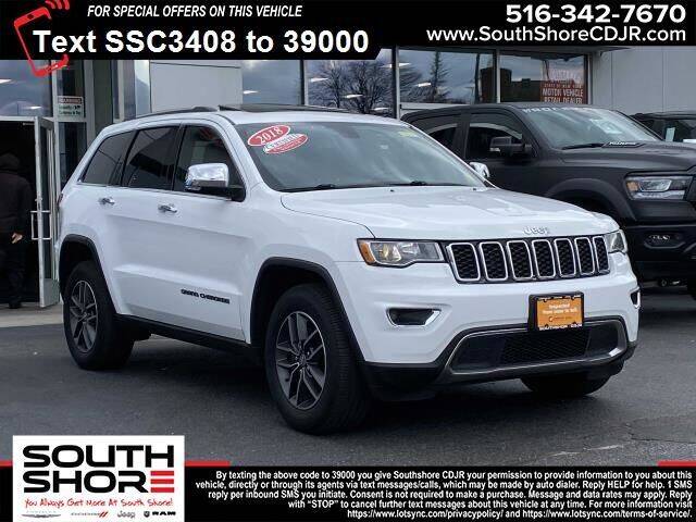 2018 Jeep Grand Cherokee for sale at South Shore Chrysler Dodge Jeep Ram in Inwood NY