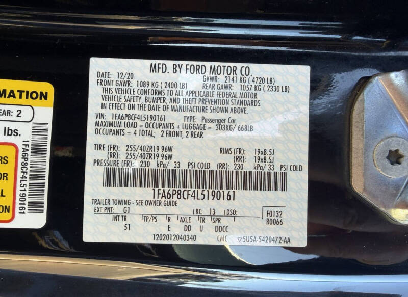 2020 Ford Mustang GT Premium